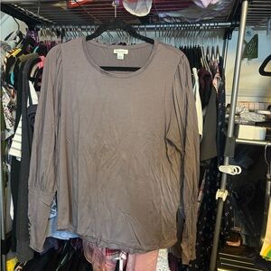 Sundance Women's Purple Long Sleeve Blouse
